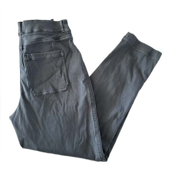 Spanx Stretch Twill Straight Leg Pant - Hazy Blue Grey - Women’s M - Picture 2 of 10